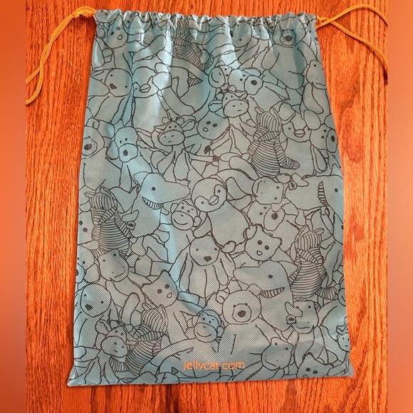 JellyCat London Animal Print Drawstring Cinch Dust Gift Bag 11 x 15 inches - Picture 2 of 5